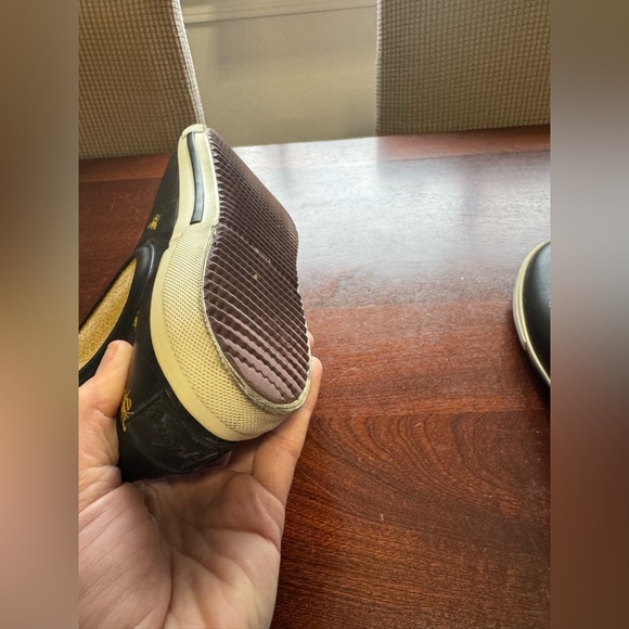 Joules Black and Gold Bee Pattern Rain Boots - Picture 8 of 8